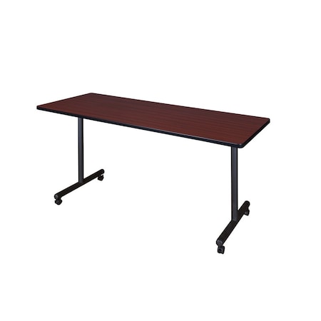 Kobe Rectangle Training Table, 66" W, 29" H, Laminate Top, Mahogany MKTRCC6624MH